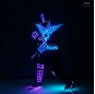 Full color dmx 512 programmable Led costume with mask,gloves,shoes cover